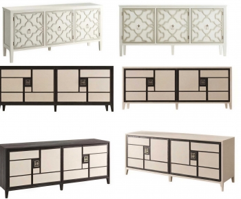 New Chinese Style Side Cabinet-ID:926390895