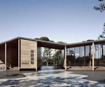 New Chinese Style Public Building-ID:487432962
