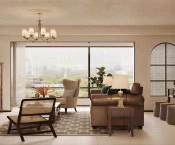 French Style A Living Room-ID:613489222