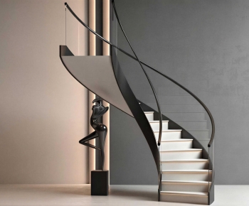 Modern Rotating Staircase-ID:111185073