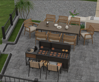 Modern Outdoor Tables And Chairs-ID:640710122