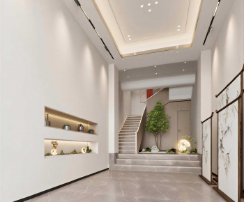 New Chinese Style Hallway-ID:244971998