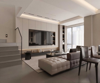 Modern A Living Room-ID:459511046
