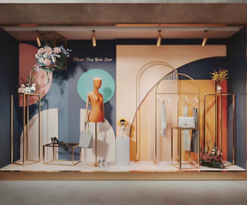 Modern Shop Window-ID:614145043