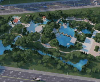 New Chinese Style Architectural Bird's-eye View Planning-ID:275804042
