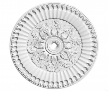 European Style Plaster Carved Top Plate-ID:228250982