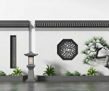 New Chinese Style Landscape Wall-ID:426676038
