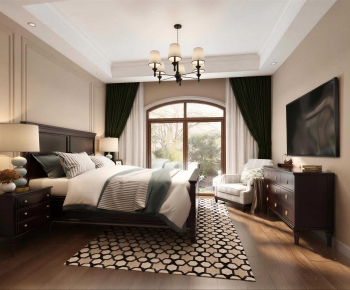 American Style Bedroom-ID:888165009