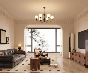 Modern A Living Room-ID:667630916