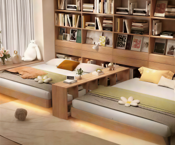 Japanese Style Bedroom-ID:754019984
