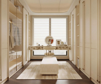 Modern Clothes Storage Area-ID:699361097