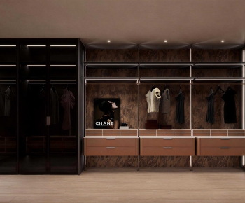Modern Clothes Storage Area-ID:603835117