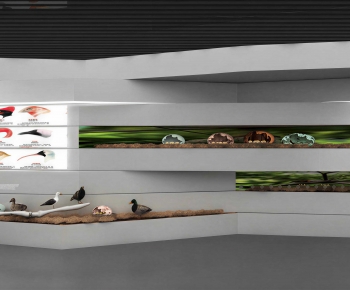 Modern Exhibition Hall-ID:749985937
