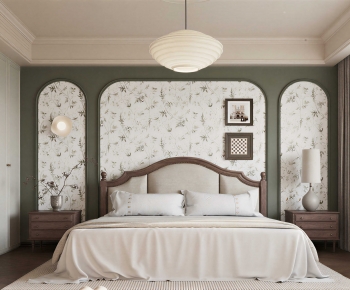 French Style Bedroom-ID:801448116