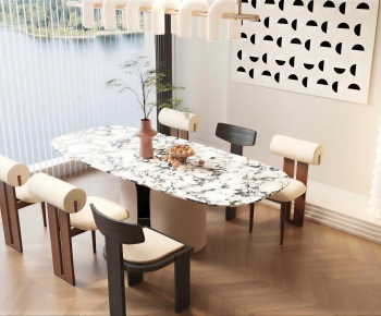 Modern Dining Table And Chairs-ID:649795068