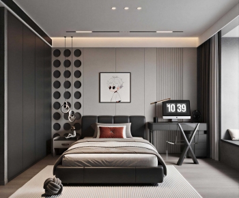 Modern Bedroom-ID:665596963