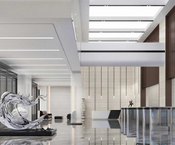 Modern Office Reception Desk-ID:988763099
