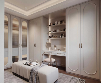French Style Clothes Storage Area-ID:552082061