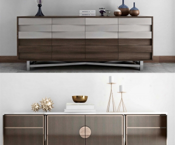 New Chinese Style Entrance Cabinet-ID:865504038