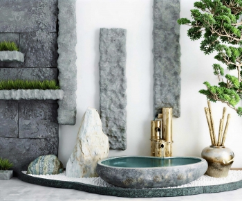 New Chinese Style Rockery Waterscape-ID:330091009