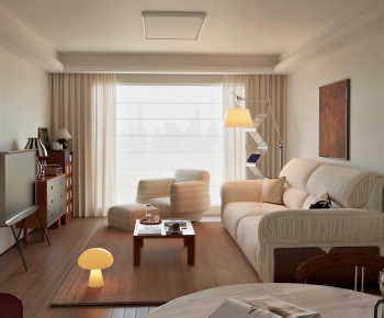 Modern A Living Room-ID:722700122