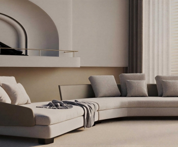Modern Curved Sofa-ID:232795009