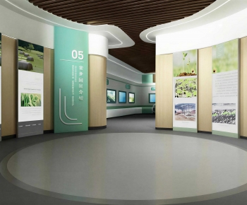 Modern Exhibition Hall-ID:674756058