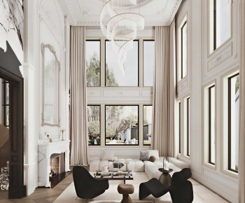 New Classical Style A Living Room-ID:571784971