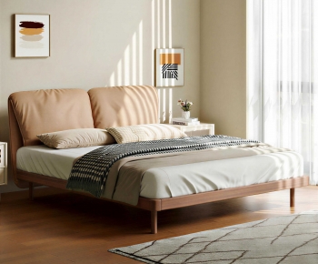 Modern Double Bed-ID:494289421