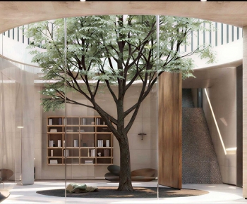 Wabi-sabi Style A Living Room-ID:435364011