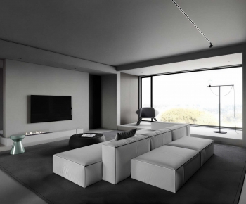 Modern A Living Room-ID:697073942