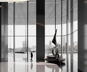 Modern Office Reception Desk-ID:180094963