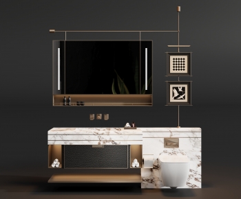 Modern Bathroom Cabinet-ID:198333023