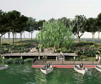 Modern Park Landscape-ID:247656115