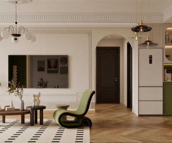 French Style A Living Room-ID:166165114