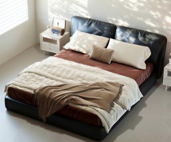 Modern Double Bed-ID:647900101