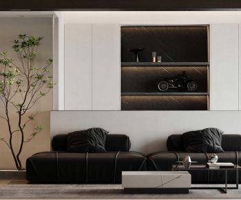 Modern A Living Room-ID:295887953