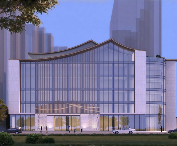 New Chinese Style Appearance Of Commercial Building-ID:762468101