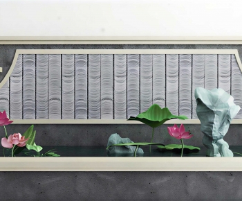 New Chinese Style Rockery Waterscape-ID:374444966