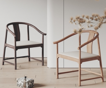 New Chinese Style Lounge Chair-ID:406128888