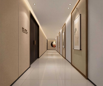 New Chinese Style Office Aisle-ID:730951076