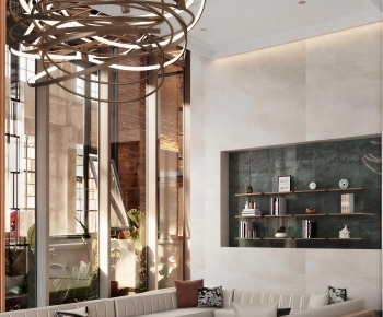 Modern A Living Room-ID:970495943