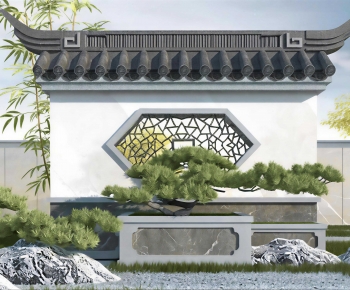 Chinese Style Landscape Wall-ID:170696976