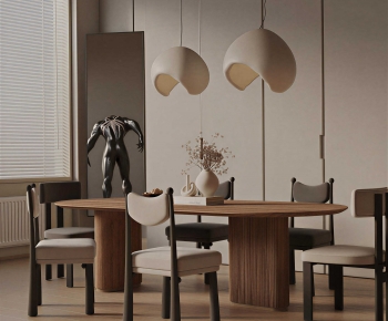 Modern Dining Table And Chairs-ID:282102117