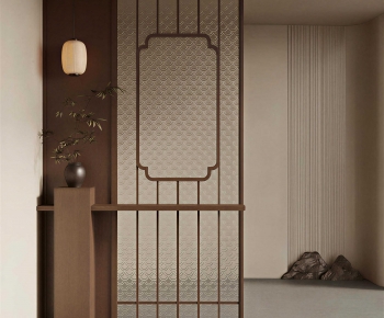 New Chinese Style Hallway-ID:106279977