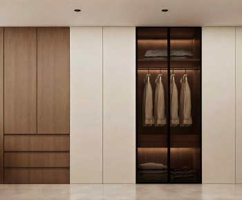 Modern Clothes Storage Area-ID:395706893