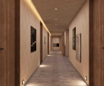 Wabi-sabi Style Corridor-ID:112139949