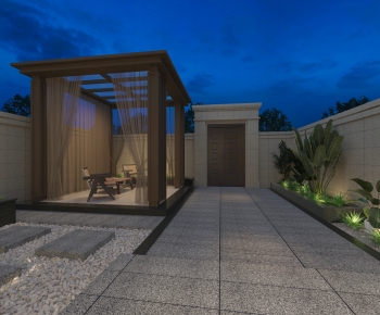 New Chinese Style Courtyard/landscape-ID:741782906