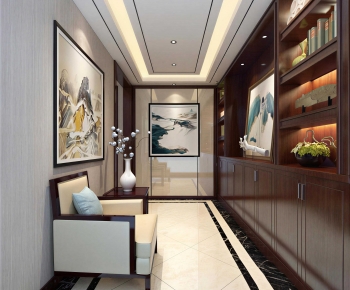 New Chinese Style Hallway-ID:602947007