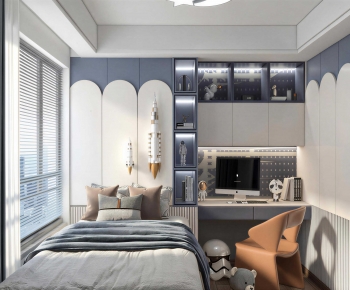 Modern Boy's Room And Son's Room-ID:988929991